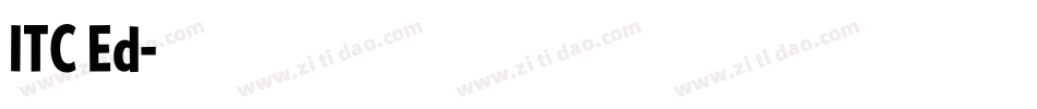 ITC Ed字体转换